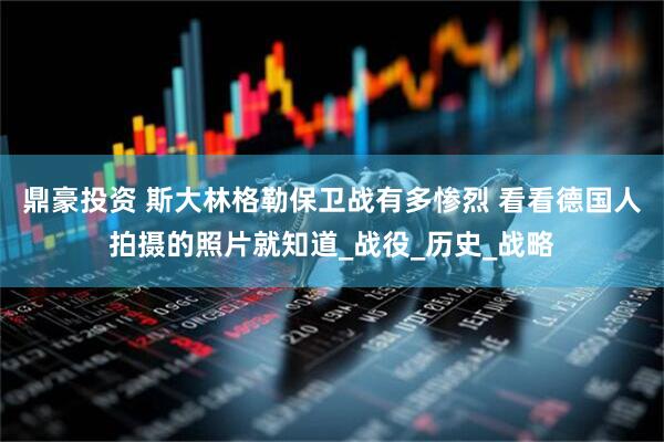 鼎豪投资 斯大林格勒保卫战有多惨烈 看看德国人拍摄的照片就知道_战役_历史_战略