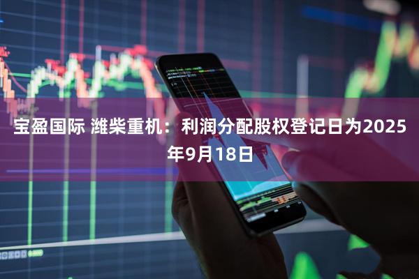 宝盈国际 潍柴重机：利润分配股权登记日为2025年9月18日